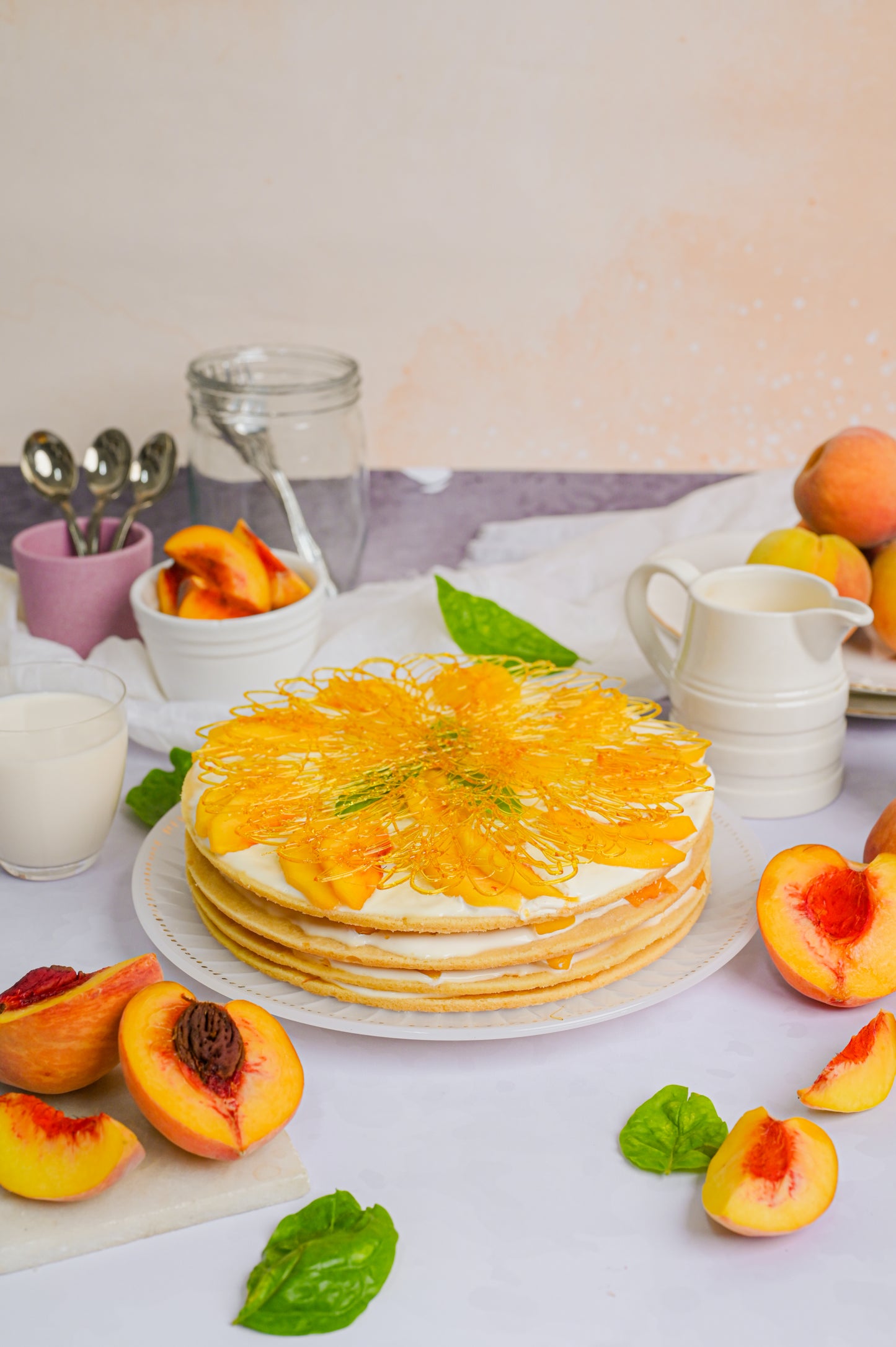 Peach Shortbread
