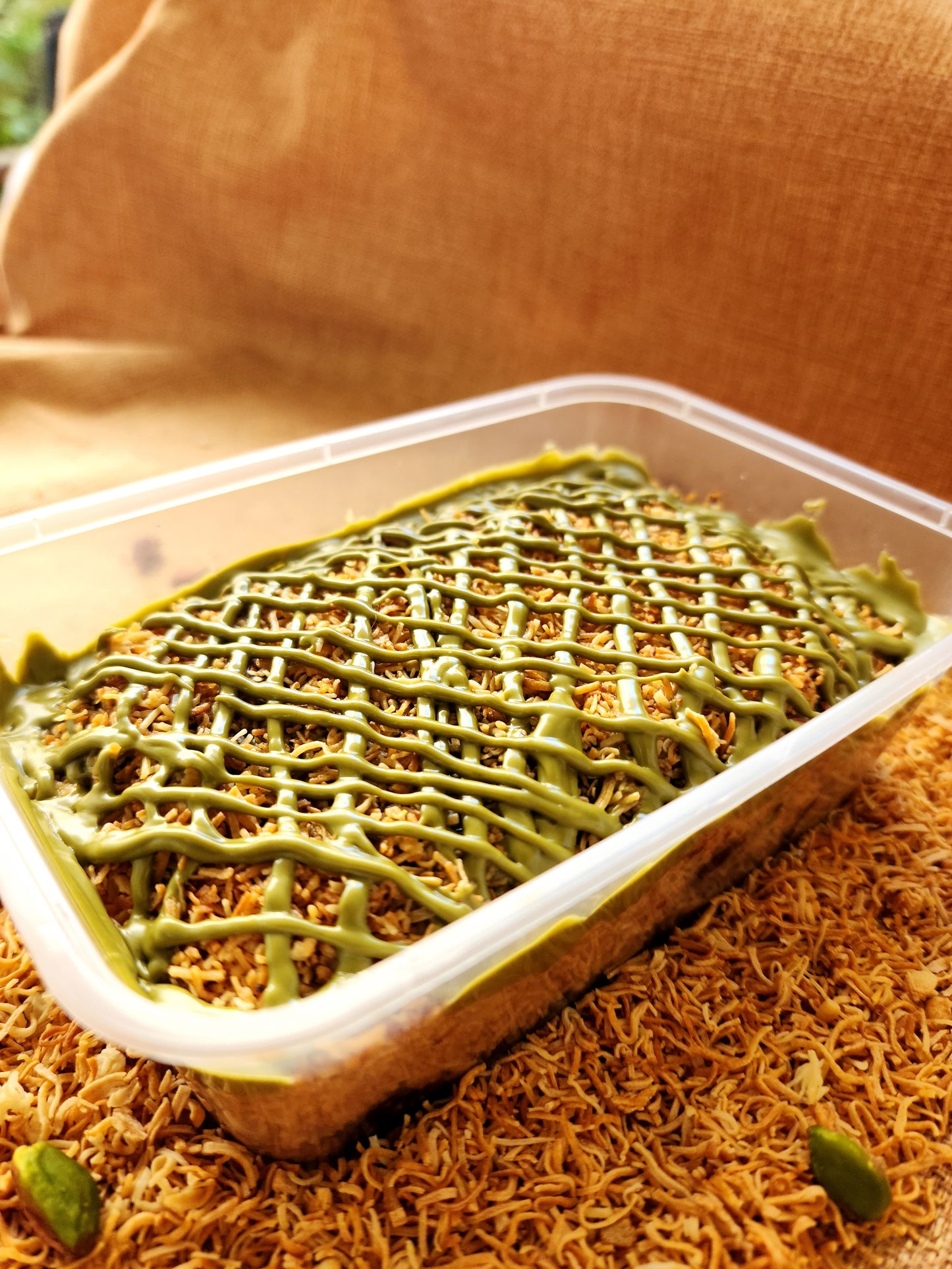 Dubai Kunafa Fudge Indulgence