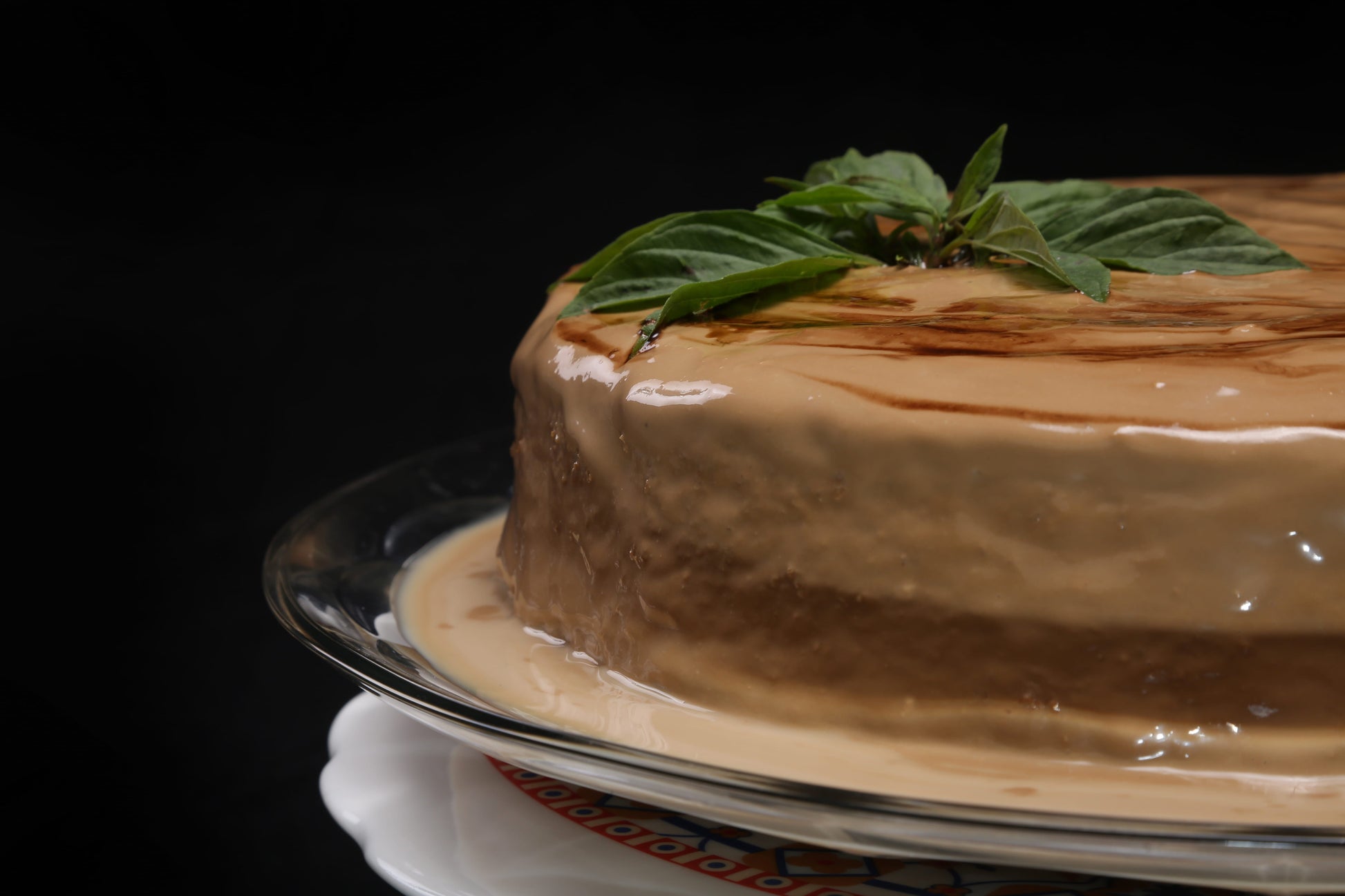 Coffee Infused Tres Leches Cake or Three Milk Cake with a Coffee Cream Topping