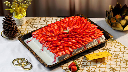 Large Strawberry Three Milk Cake