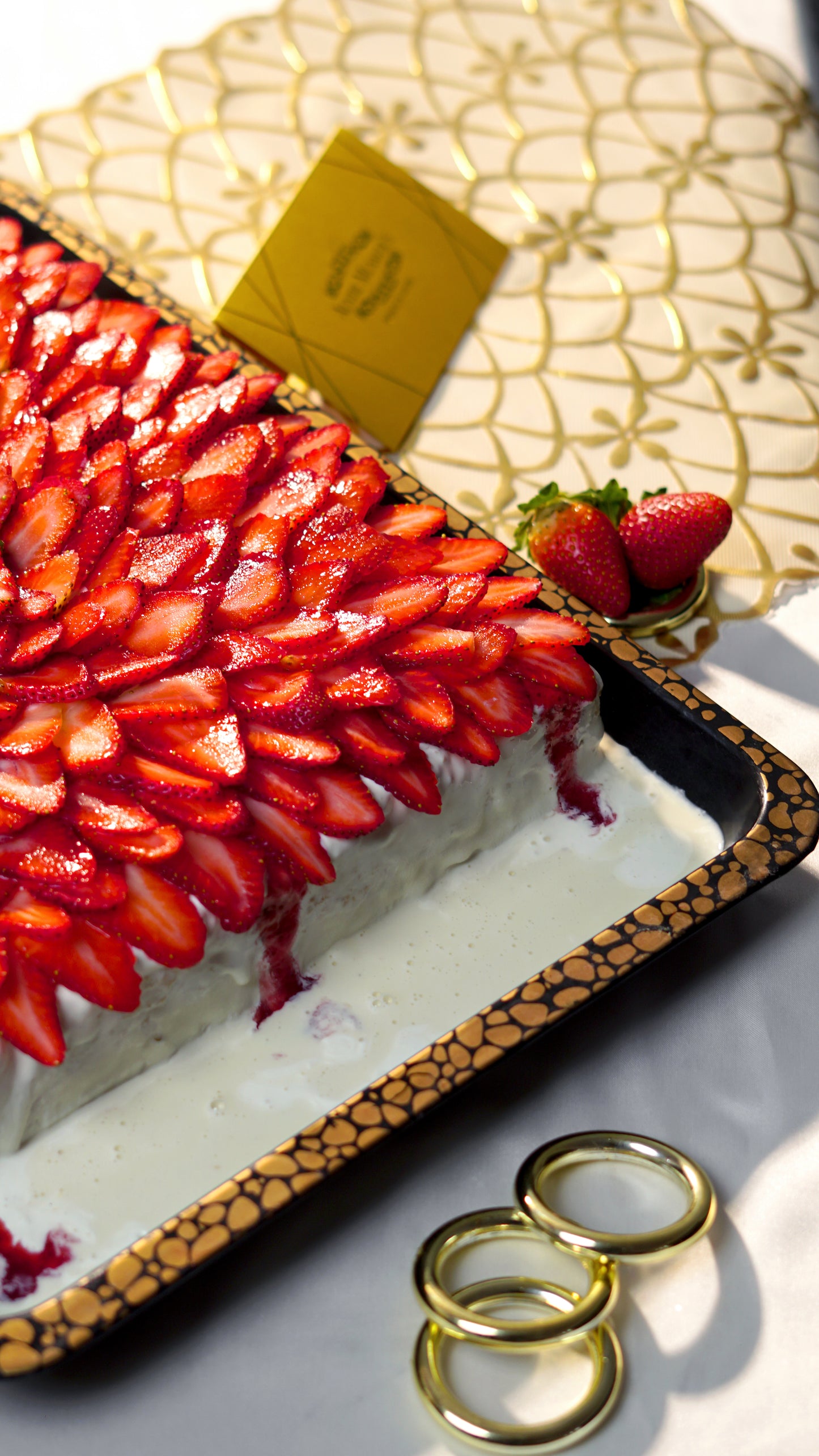Large Duo Strawberry  Three Milk Cake