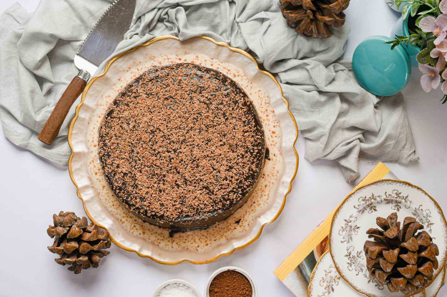 Chocolate Three Milk Cake