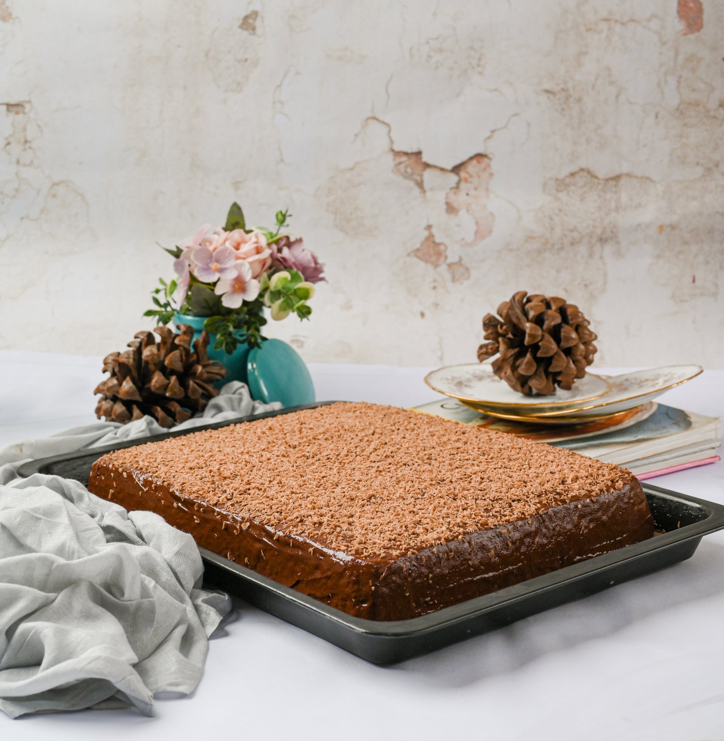 Large Hazelnut Three Milk Cake