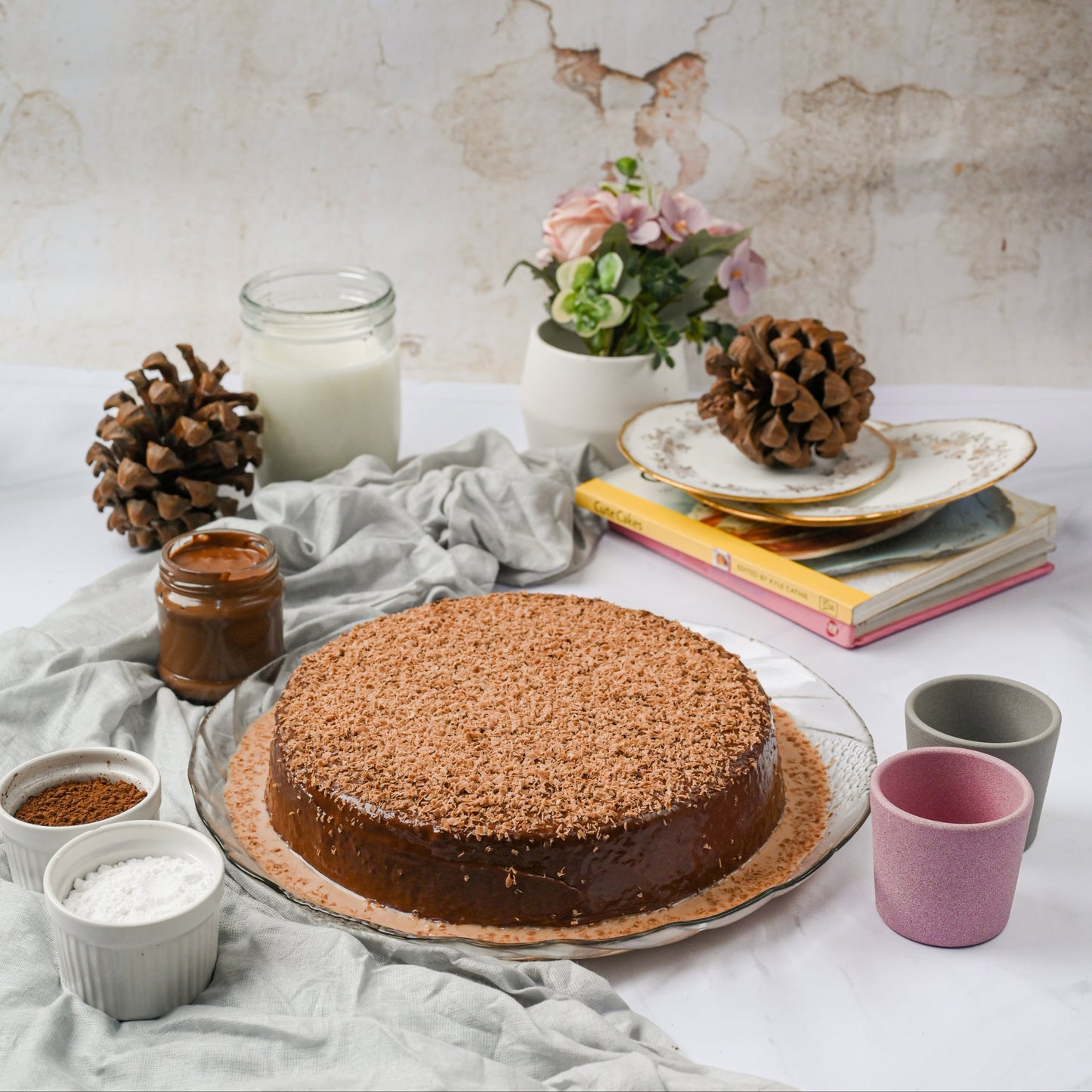 Hazelnut  Three Milk Cake