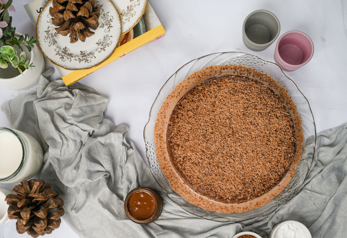 Hazelnut  Three Milk Cake