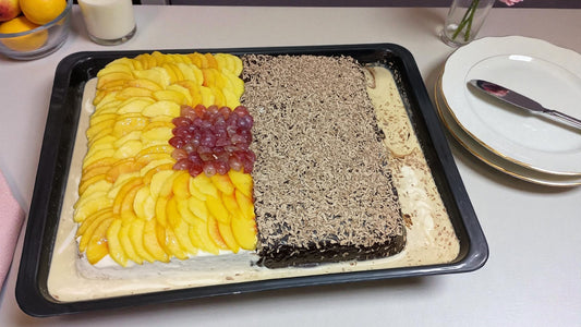 Large Duo Peach Three Milk Cake