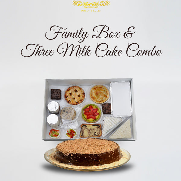Family Box & Three Milk Cake Combo