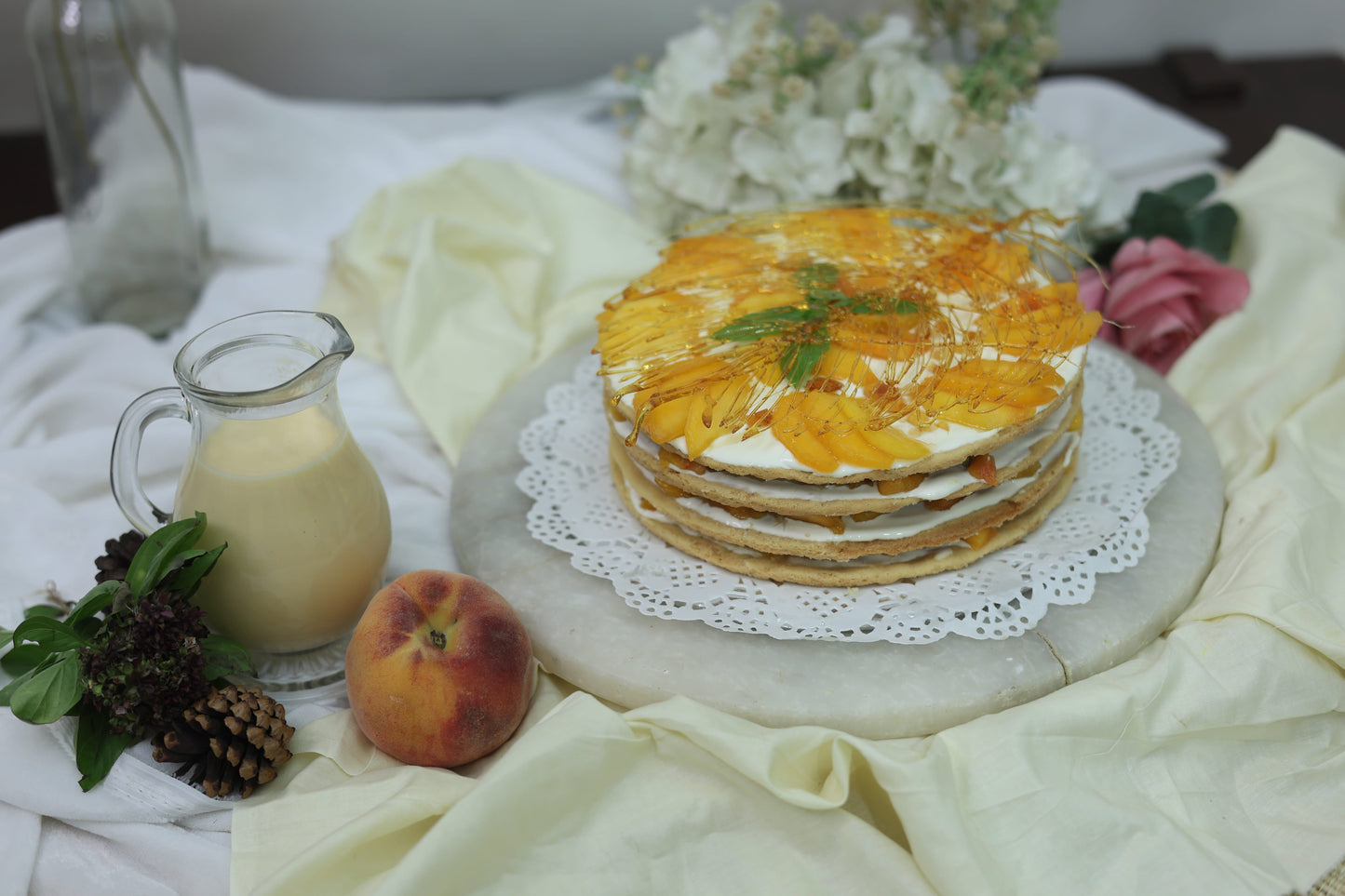 Peach Shortbread