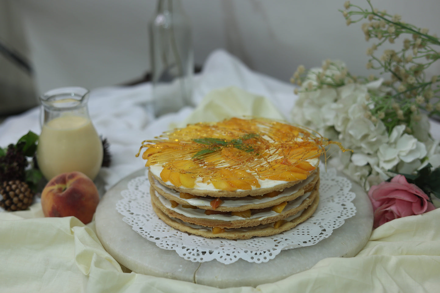 Peach Shortbread