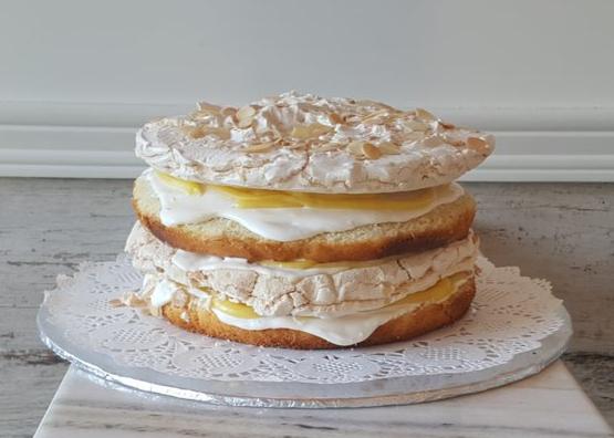 Lemon Meringue Cake