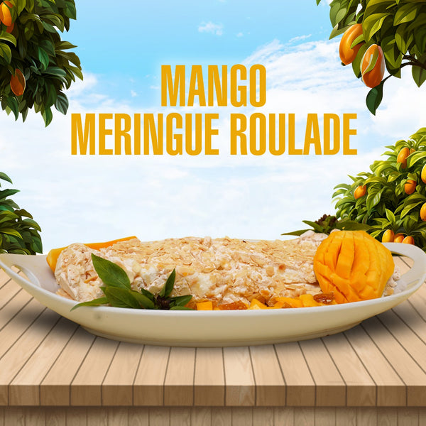 Mango Meringue Roulade