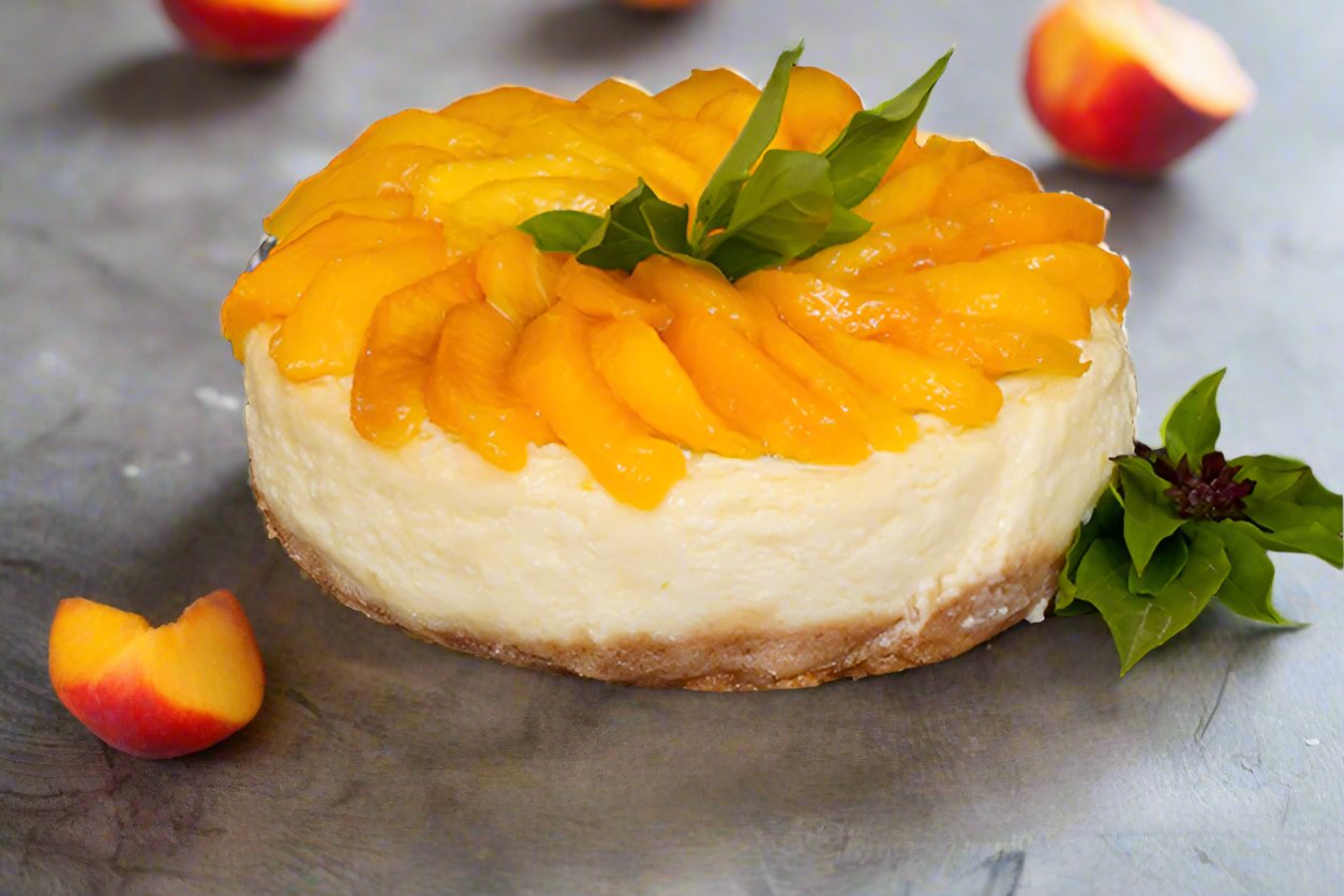 Peach Cheesecake