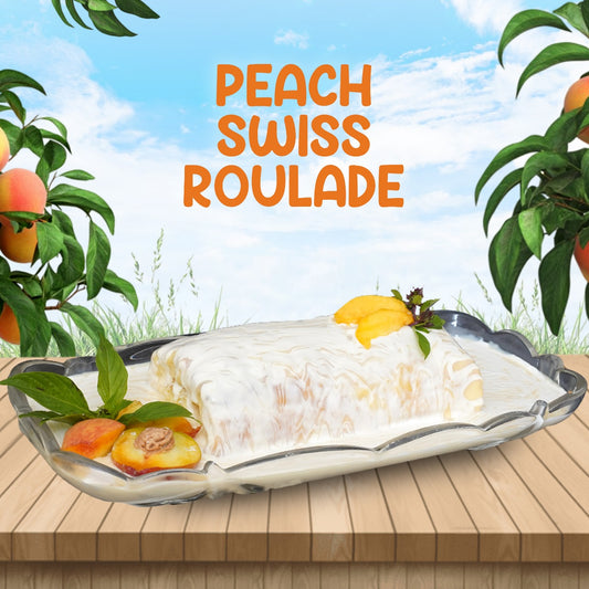 Peach Swiss Roulade