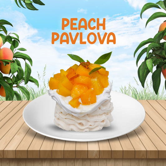 Peach Pavlova