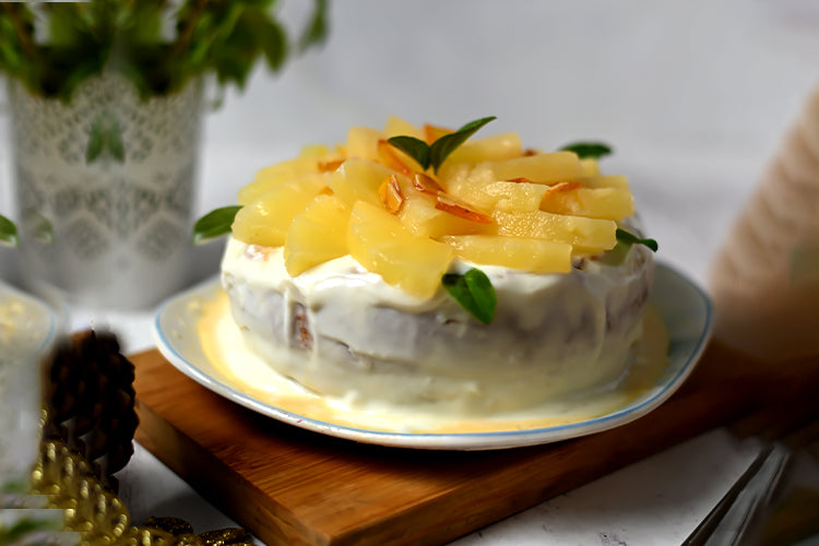 Large Pineapple Tres Leches Cake / Three Milk Cake
