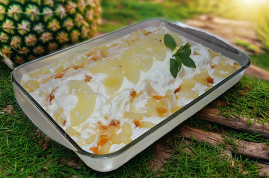 Pineapple Swiss Roulade