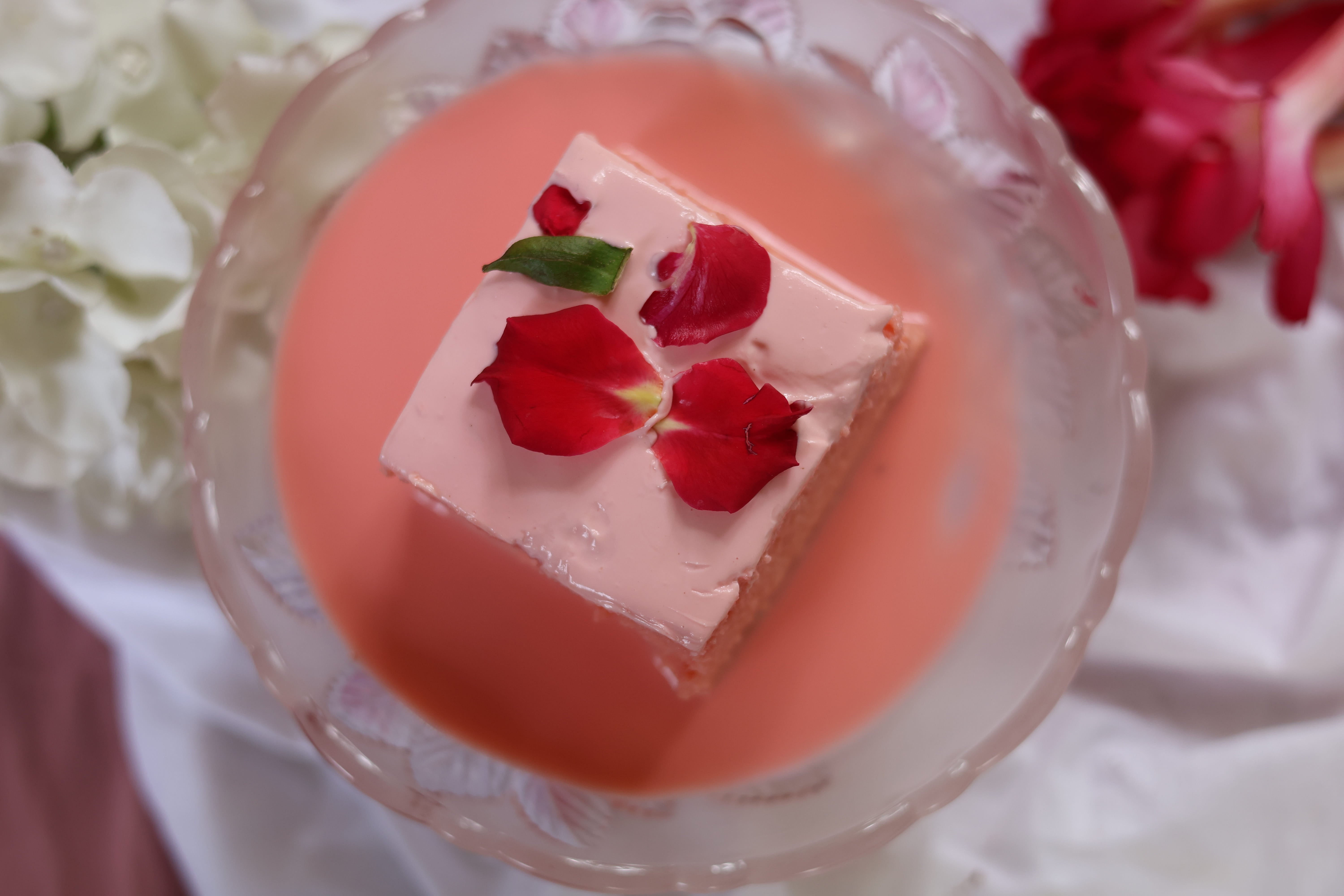 Turkish Rose Flavoured Three Milk Cake – Auntie Munaver's Dessert