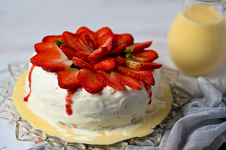 Large Strawberry Tres Leches Cake / Three Milk Cake